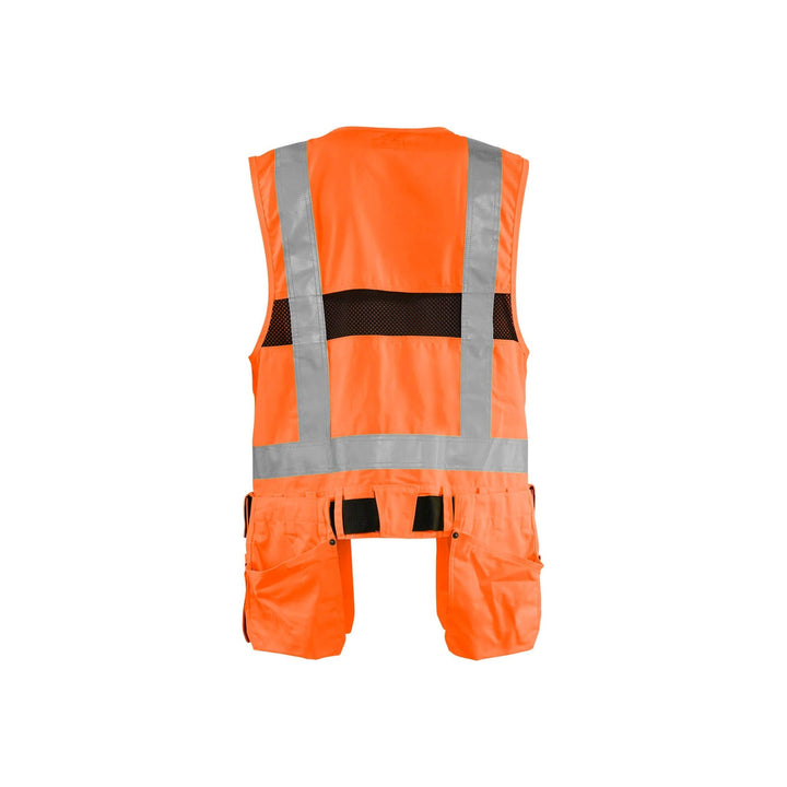 Blaklader 30321804 Hi-Vis Tool Vest Orange Rear #colour_orange