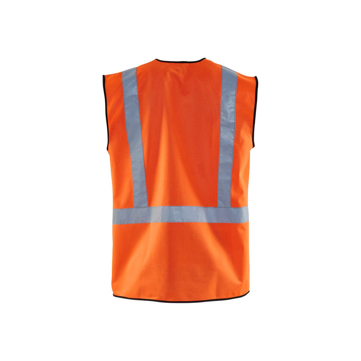 Blaklader 30291022 Hi-Vis Vest Orange Rear #colour_orange