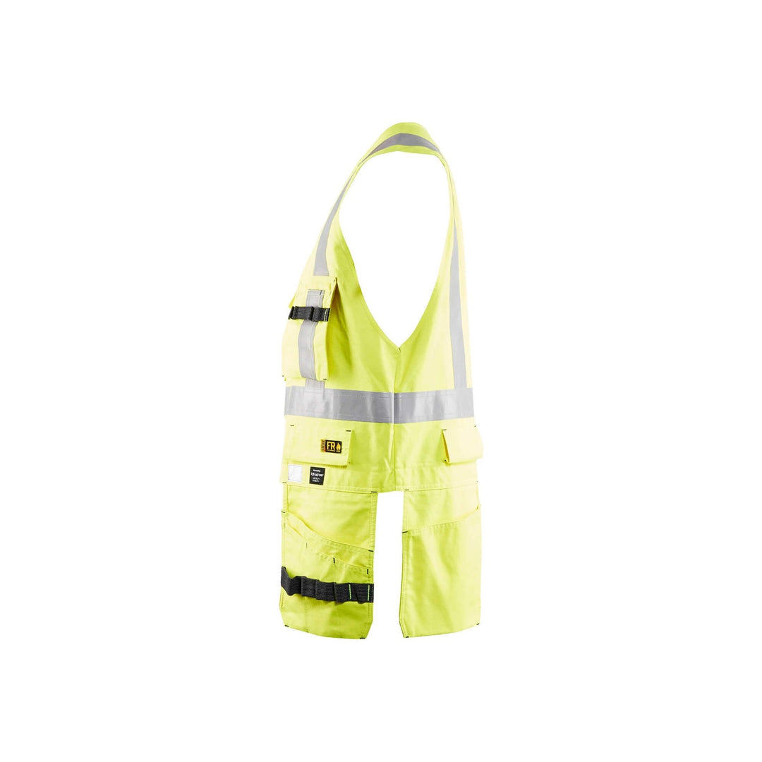 Blaklader 30891512 Hi-Vis Waistcoat Multinorm Hi-Vis Yellow Left #colour_yellow