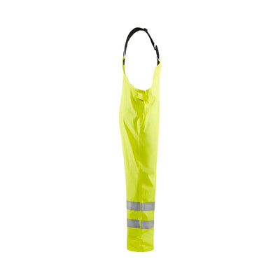 Blaklader 13862005 Hi-Vis Waterproof Bib Trousers Hi-Vis Yellow Right #colour_yellow