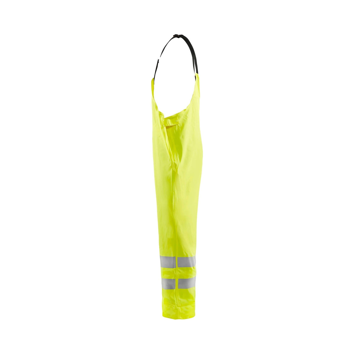 Blaklader 13862005 Hi-Vis Waterproof Bib Trousers Hi-Vis Yellow Left #colour_yellow