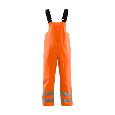 Blaklader 13862005 Hi-Vis Waterproof Bib Trousers Orange Main #colour_orange