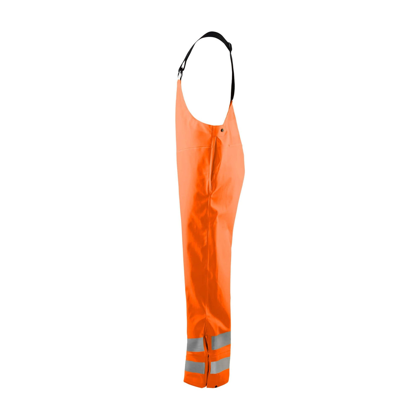 Blaklader 13862005 Hi-Vis Waterproof Bib Trousers Orange Left #colour_orange