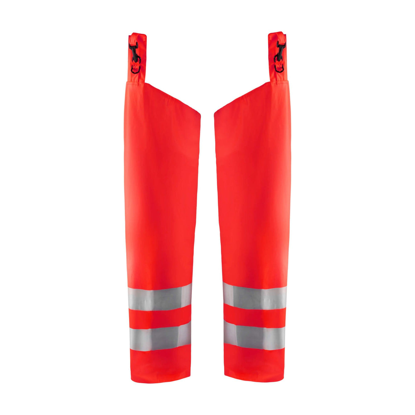 Blaklader 13852000 Hi-Vis Waterproof Chaps Leggings Hi-Vis Red Main #colour_hi-vis-red