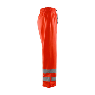 Blaklader 13842000 Hi-Vis Waterproof Rain Trousers Hi-Vis Red Right #colour_hi-vis-red