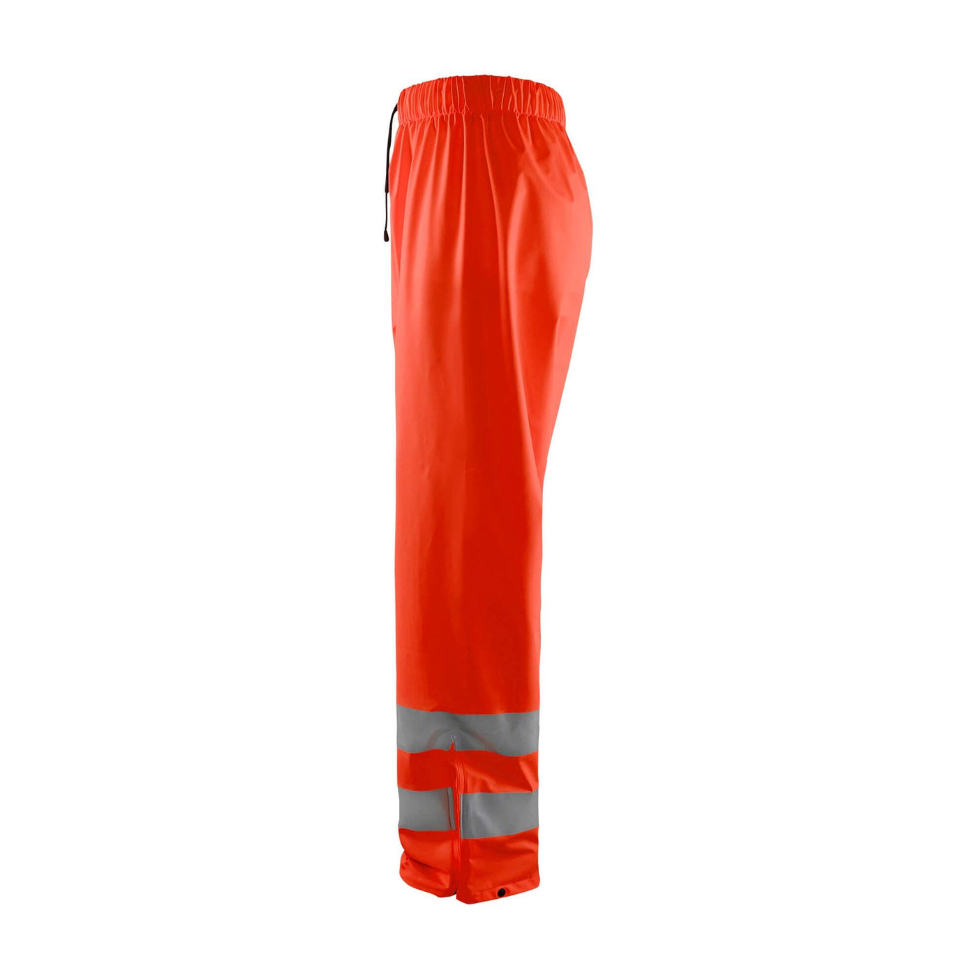 Blaklader 13842000 Hi-Vis Waterproof Rain Trousers Hi-Vis Red Left #colour_hi-vis-red