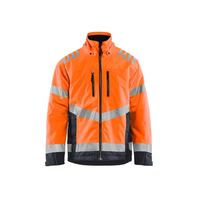 Blaklader 47801977 Hi-Vis Winter Jacket Hi-Vis Orange/Mid Grey Main #colour_hi-vis-orange-mid-grey