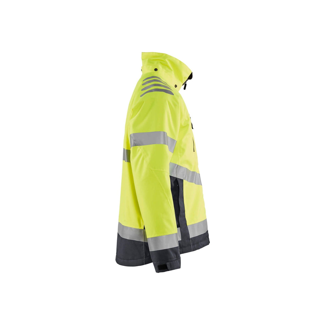 Blaklader 47801977 Hi-Vis Winter Jacket Hi-Vis Yellow/Mid Grey Right #colour_hi-vis-yellow-mid-grey