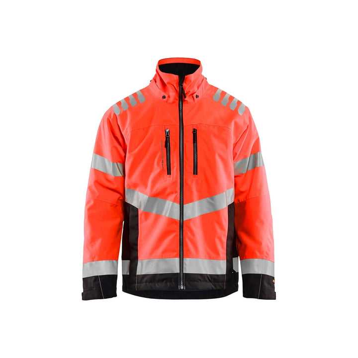 Blaklader 47801977 Hi-Vis Winter Jacket Red/Black Main #colour_red-black