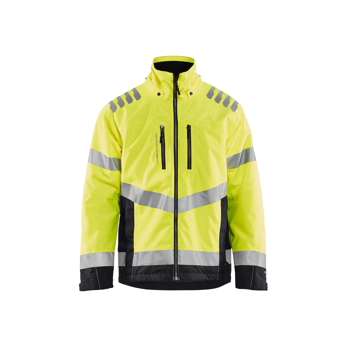 Blaklader 47801977 Hi-Vis Winter Jacket Yellow/Black Main #colour_yellow-black