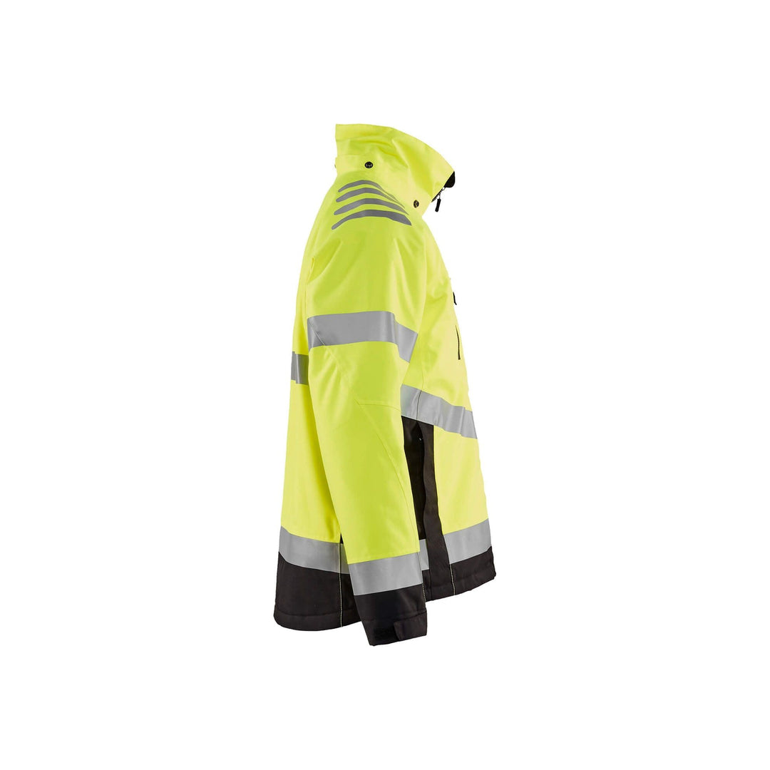 Blaklader 47801977 Hi-Vis Winter Jacket Yellow/Black Right #colour_yellow-black