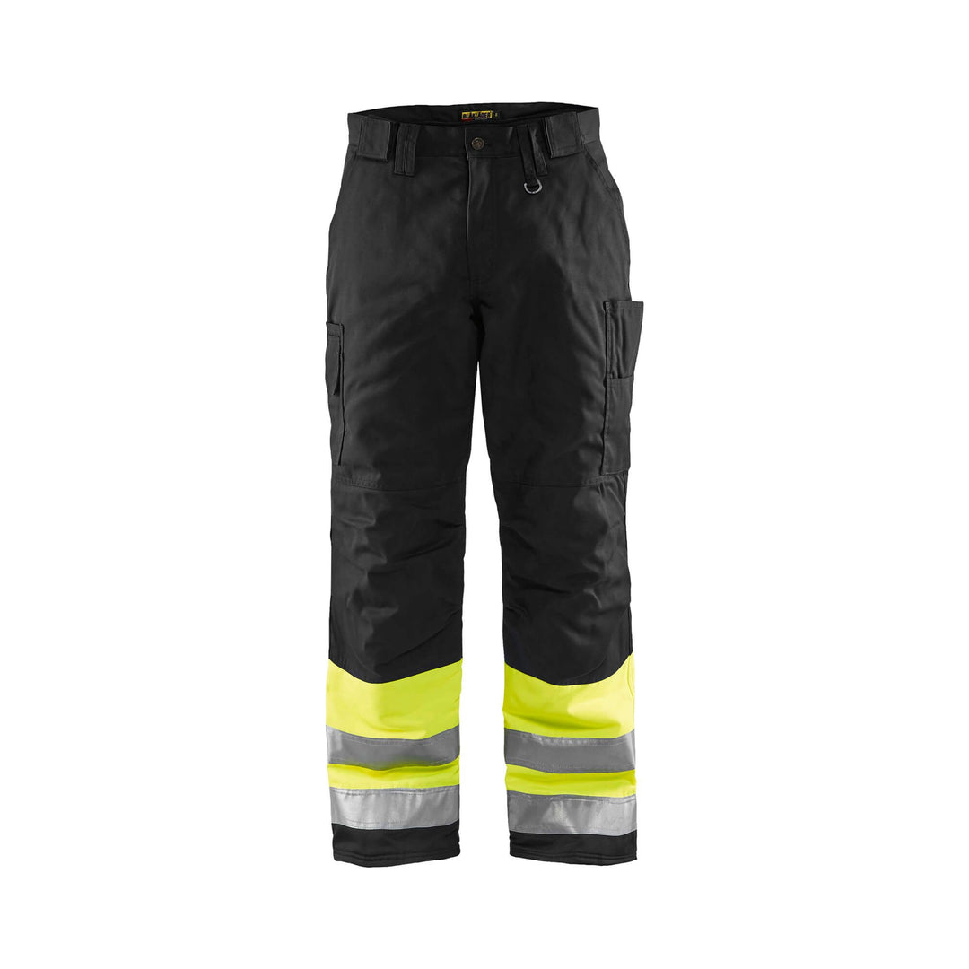 Blaklader 18621811 Hi-Vis Winter Trousers Yellow/Black Main #colour_yellow-black