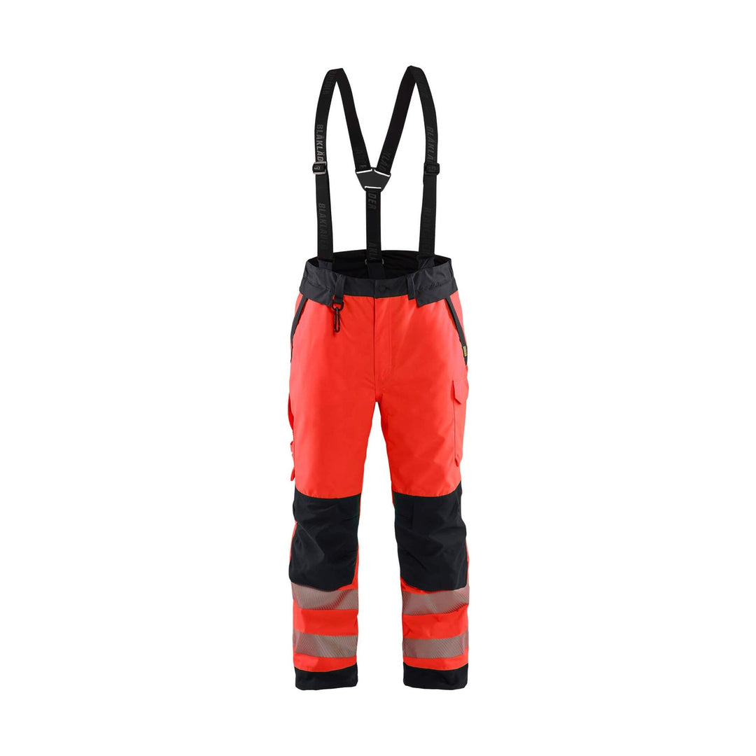 Blaklader 18751977 Hi-Vis Winter Trousers Red/Black Main #colour_red-black