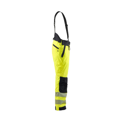 Blaklader 18751977 Hi-Vis Winter Trousers Yellow/Black Right #colour_yellow-black