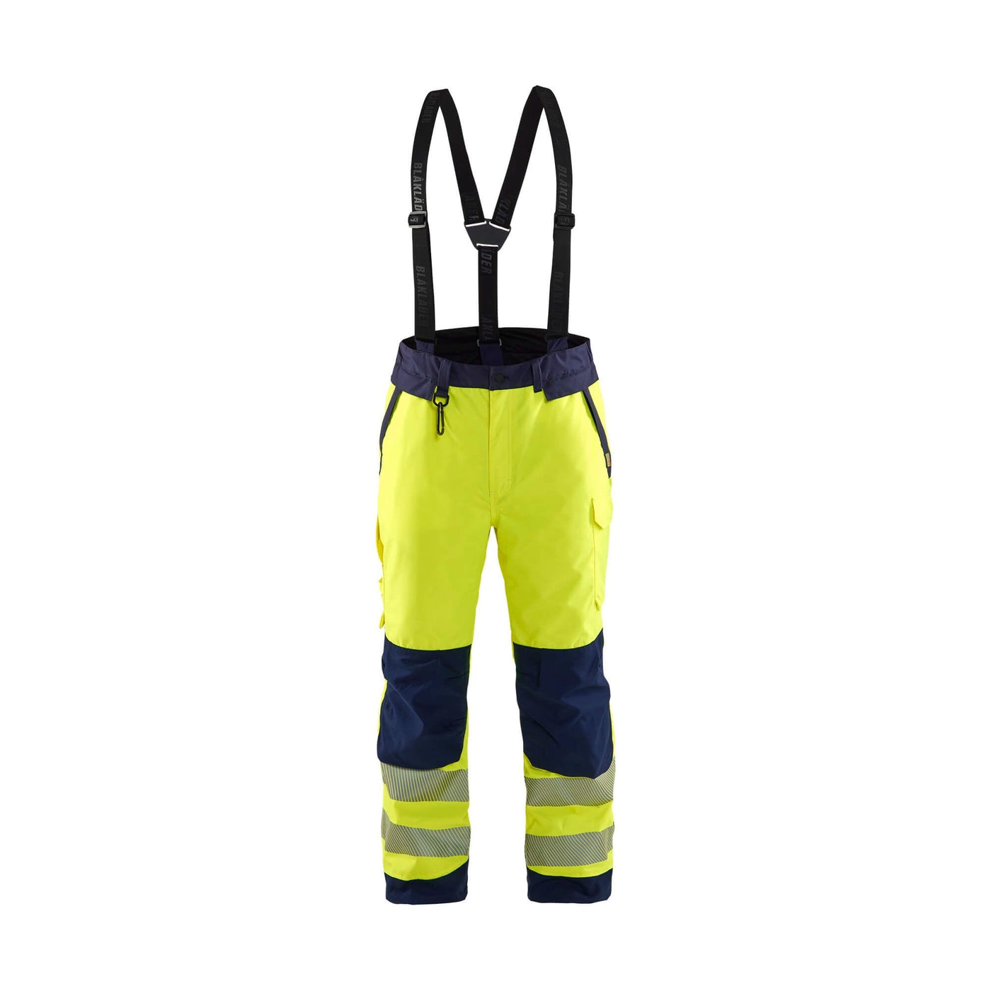 Blaklader 18751977 Hi-Vis Winter Trousers Yellow/Navy Blue Main #colour_yellow-navy-blue