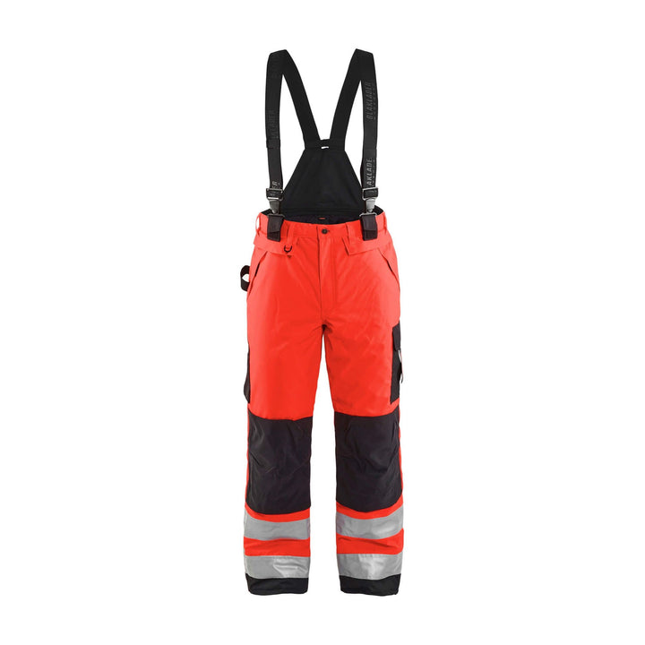 Blaklader 18851977 Hi-Vis Winter Trousers Red/Black Main #colour_red-black