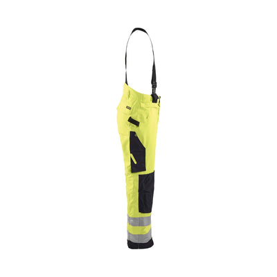 Blaklader 18851977 Hi-Vis Winter Trousers Yellow/Black Right #colour_yellow-black