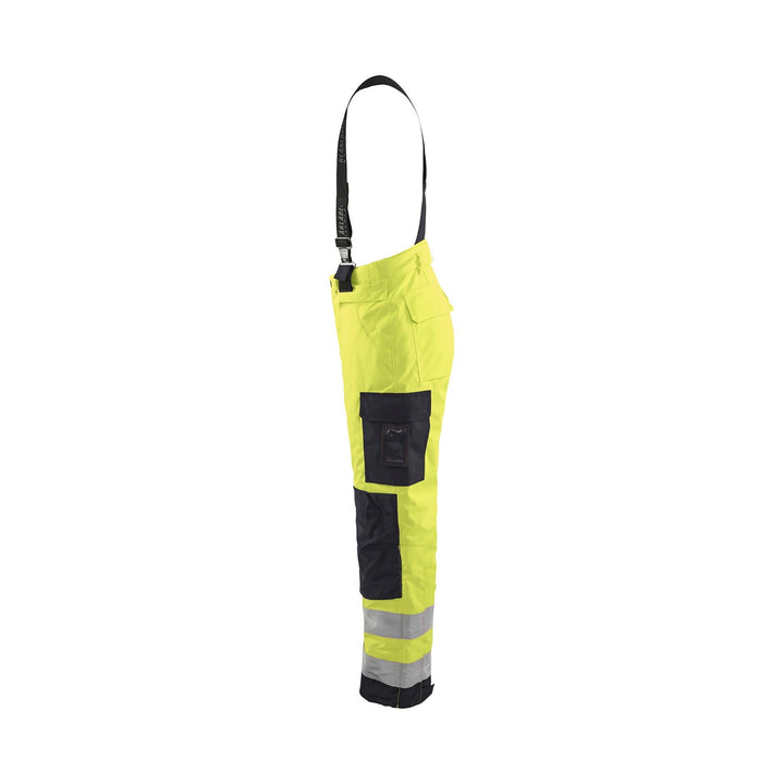 Blaklader 18851977 Hi-Vis Winter Trousers Yellow/Black Left #colour_yellow-black