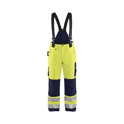 Blaklader 18851977 Hi-Vis Winter Trousers Yellow/Navy Blue Main #colour_yellow-navy-blue