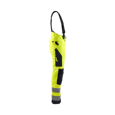 Blaklader 78851977 Hi-Vis Winter Trousers Yellow/Black Right #colour_yellow-black