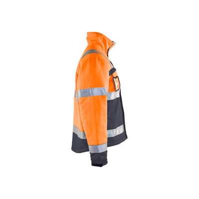 Blaklader 48621811 Hi-Vis Winter Work Jacket Hi-Vis Orange/Mid Grey Right #colour_hi-vis-orange-mid-grey