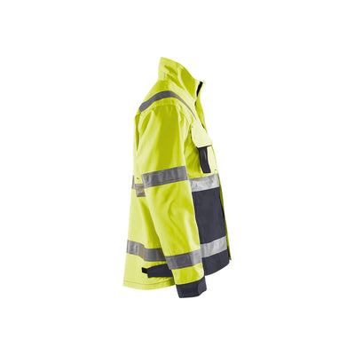 Blaklader 40641811 Hi-Vis Work Jacket Hi-Vis Yellow/Mid Grey Right #colour_hi-vis-yellow-mid-grey
