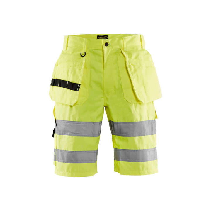 Blaklader 15351811 Hi-Vis Work Shorts Hi-Vis Yellow Main #colour_yellow