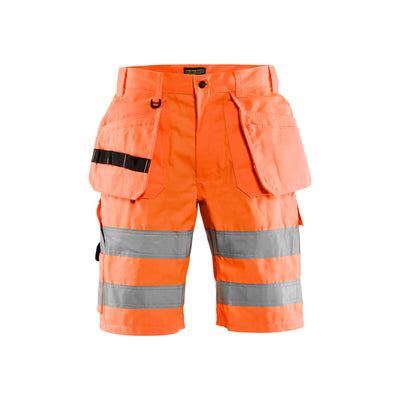 Blaklader 15351811 Hi-Vis Work Shorts Orange Main #colour_orange