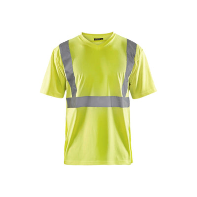 Blaklader 33131009 Hi-Vis Work T-Shirt Hi-Vis Yellow Main #colour_yellow