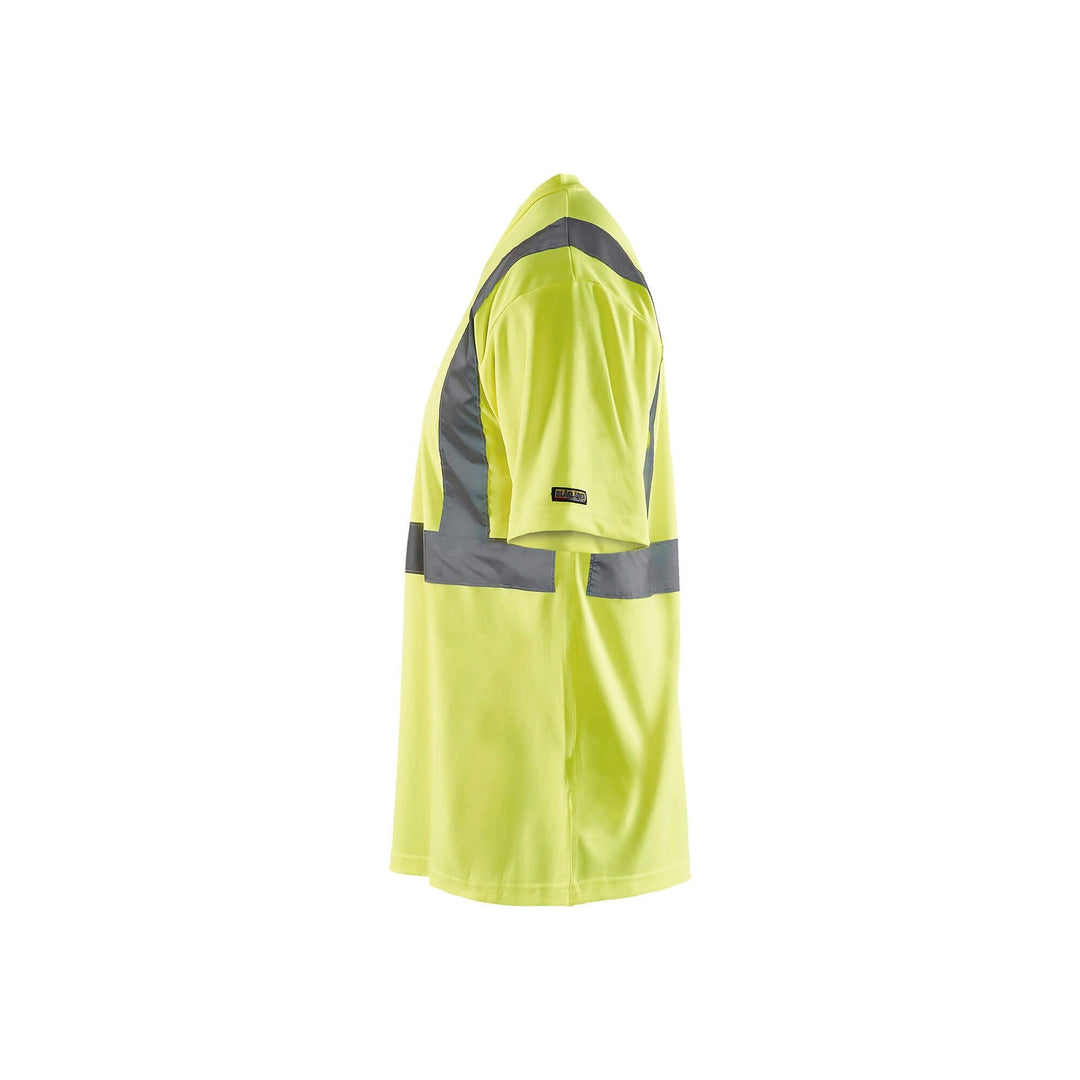 Blaklader 33131009 Hi-Vis Work T-Shirt Hi-Vis Yellow Left #colour_yellow