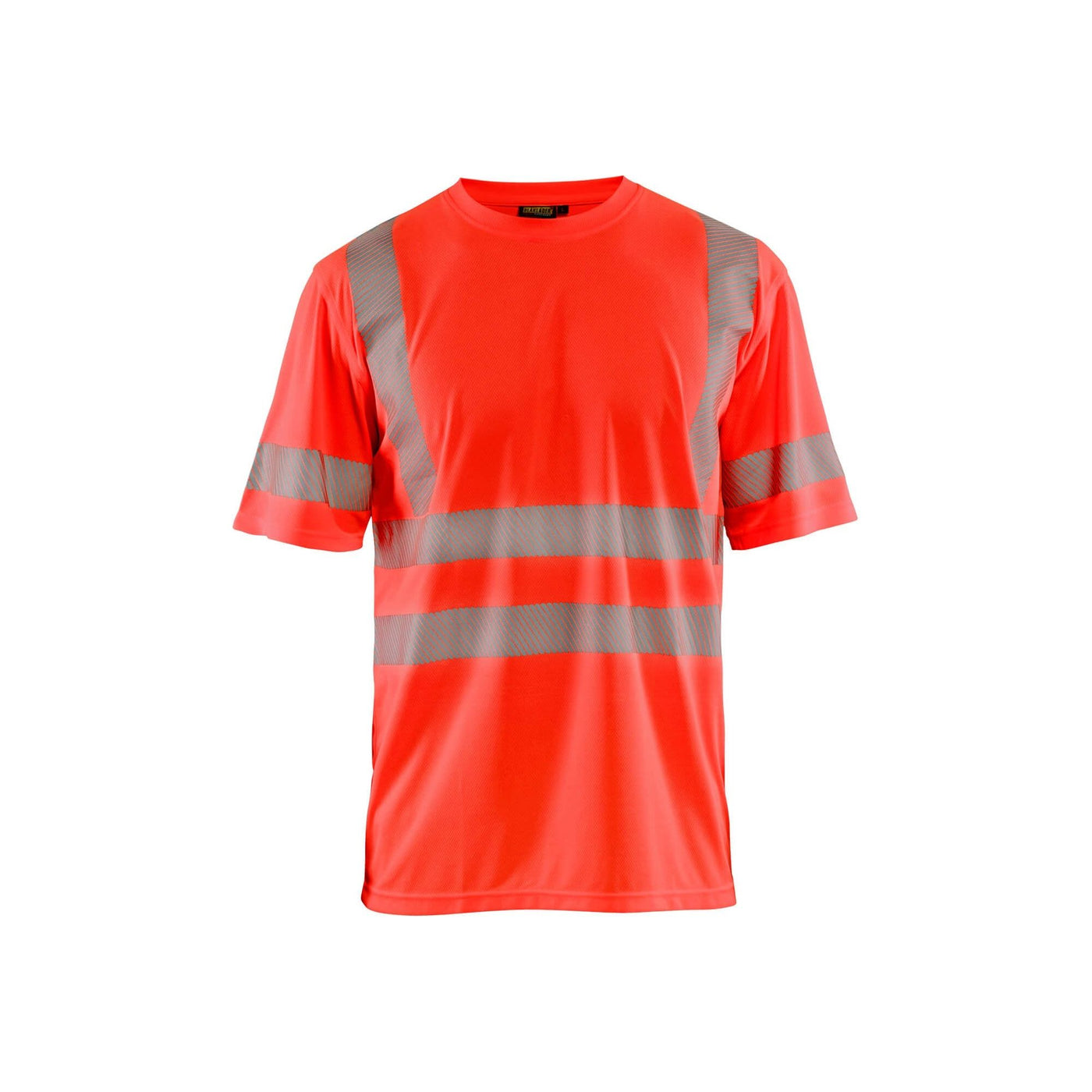 Blaklader 34201013 Hi-Vis Work T-Shirt Hi-Vis Red Main #colour_hi-vis-red