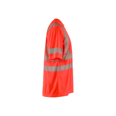 Blaklader 34201013 Hi-Vis Work T-Shirt Hi-Vis Red Right #colour_hi-vis-red