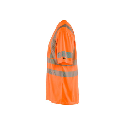 Blaklader 34201013 Hi-Vis Work T-Shirt Orange Left #colour_orange