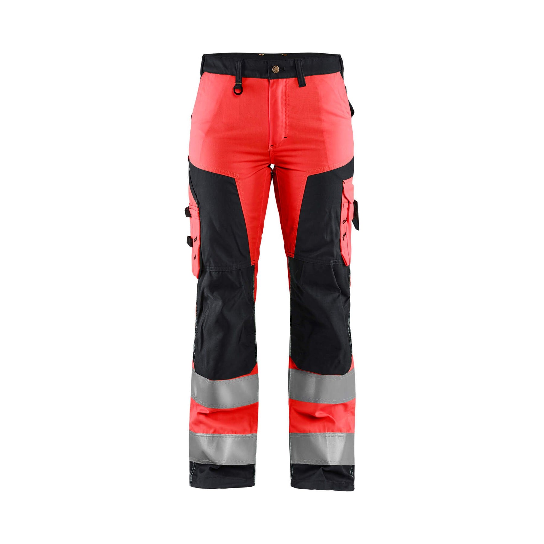 Blaklader 71551811 Hi-Vis Work Trousers Red/Black Main