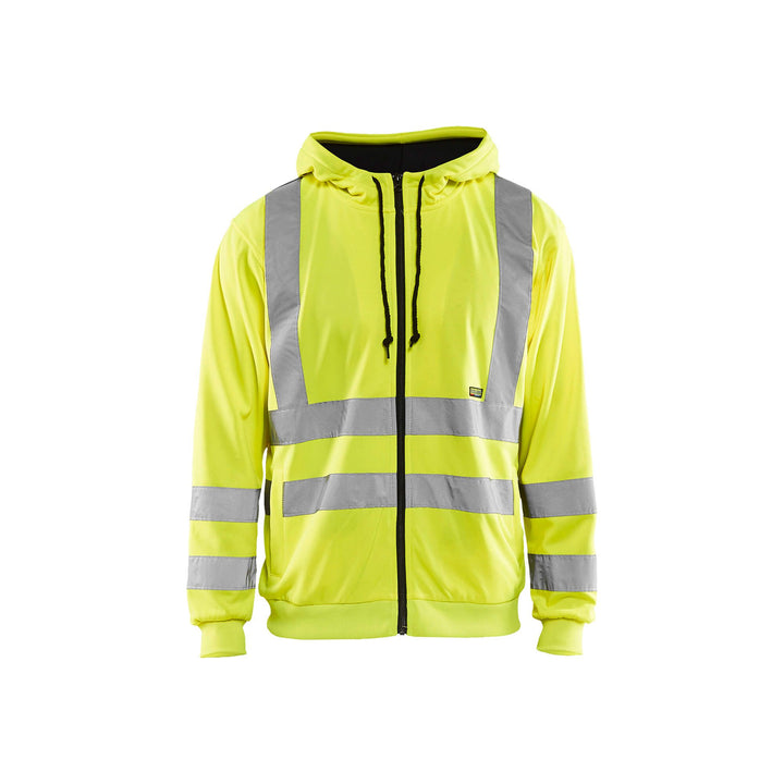 Blaklader 33461974 Hooded Sweater Hi-Vis Hi-Vis Yellow Main #colour_yellow