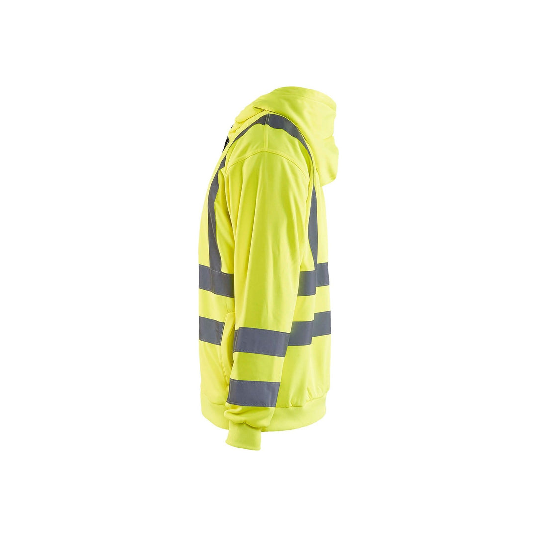 Blaklader 33461974 Hooded Sweater Hi-Vis Hi-Vis Yellow Left #colour_yellow