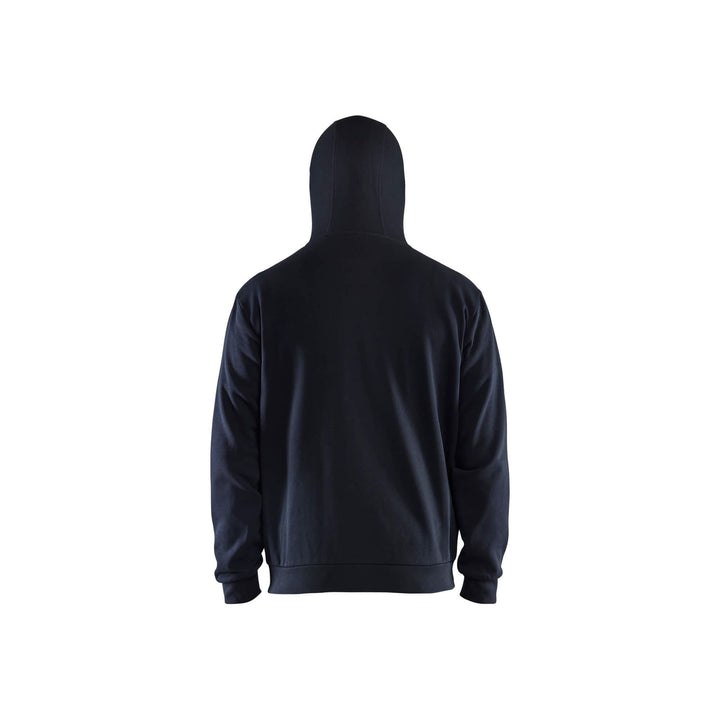 Blaklader 35861169 Hoodie Dark Navy Blue Rear #colour_dark-navy-blue