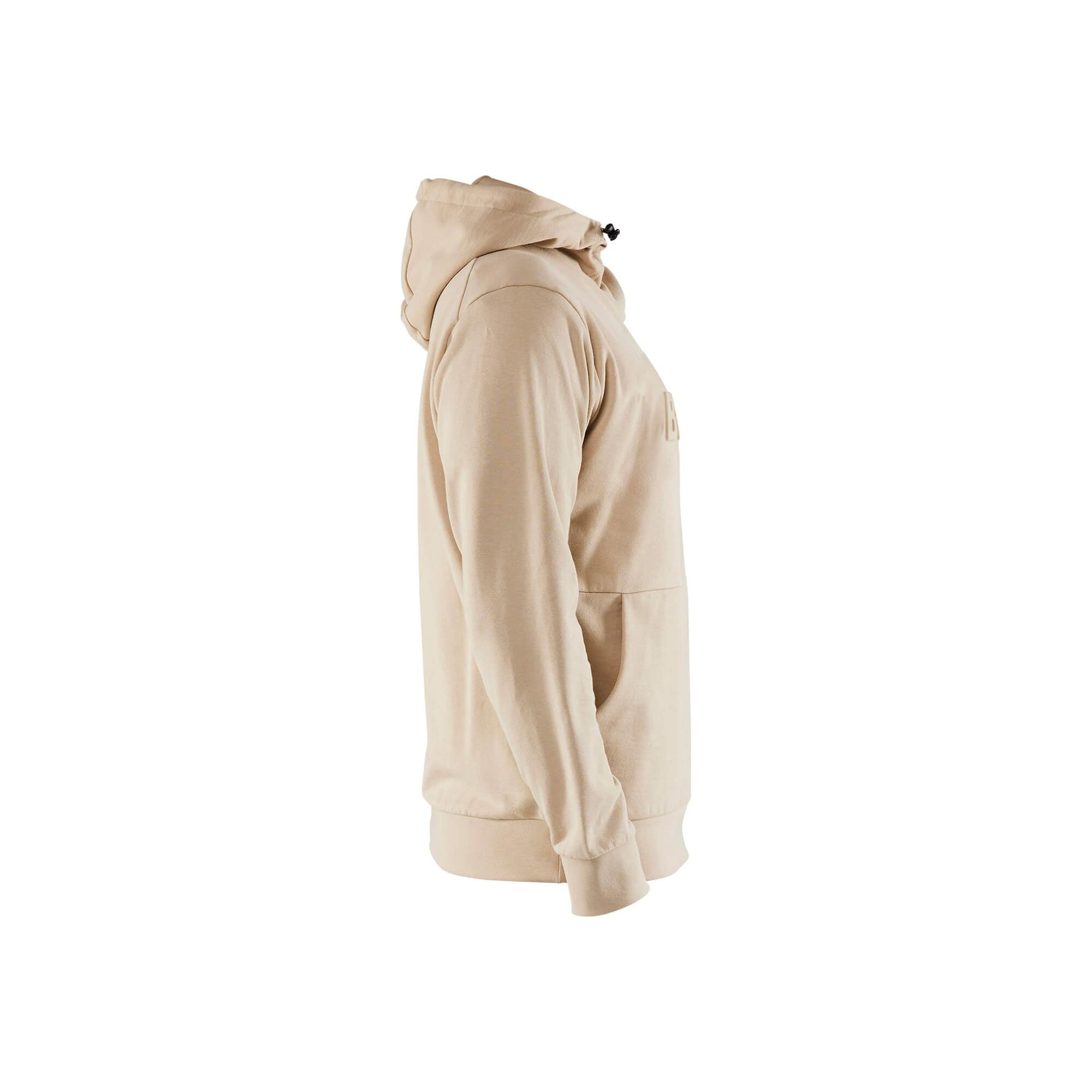 Blaklader 35301158 Hoodie 3D Warm Beige Left #colour_warm-beige