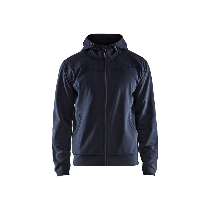 Blaklader 33632526 Hoodie Full Zip Dark Navy Blue/Black Main #colour_dark-navy-black