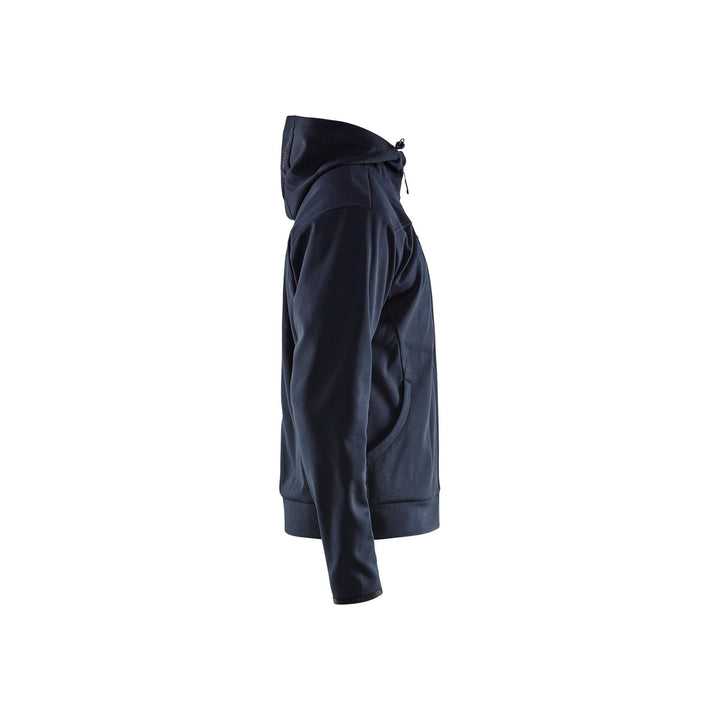 Blaklader 33632526 Hoodie Full Zip Dark Navy Blue/Black Main #colour_navy-blue-black