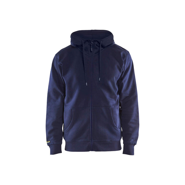 Blaklader 33661048 Hoodie Full Zip Navy Blue Main #colour_navy-blue