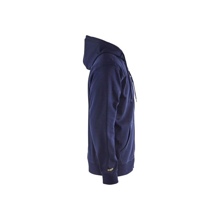 Blaklader 33661048 Hoodie Full Zip Navy Blue Right #colour_navy-blue