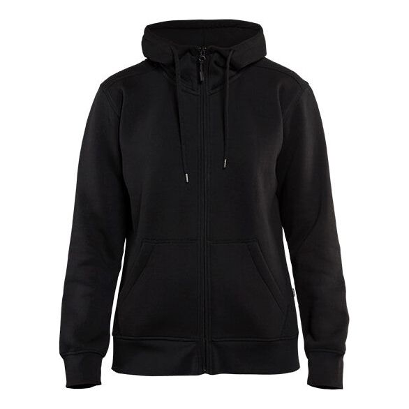 Blaklader 33951048 Hoodie Full Zip Black Main #colour_black