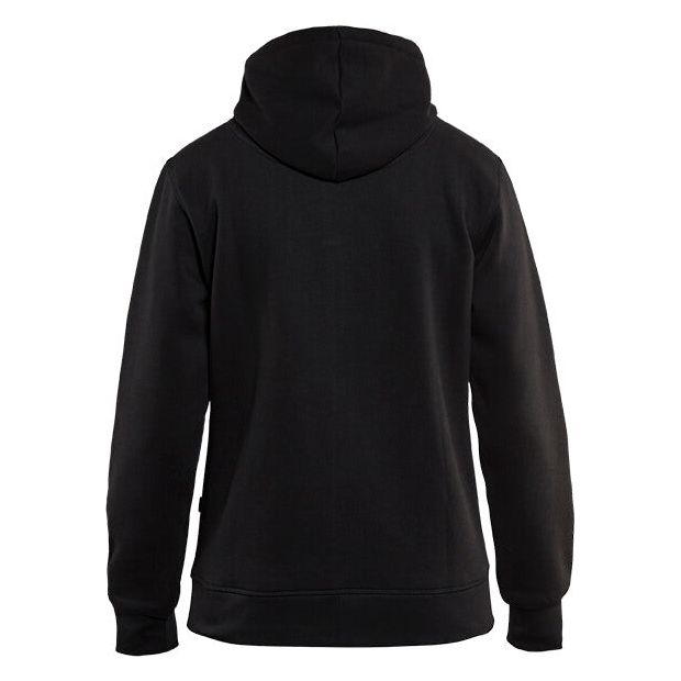 Blaklader 33951048 Hoodie Full Zip Black Rear #colour_black