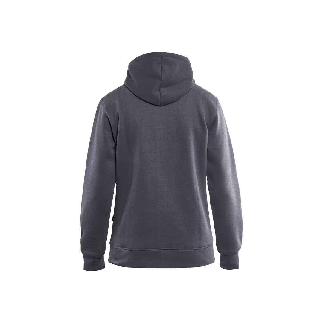 Blaklader 33951048 Hoodie Full Zip Grey Rear #colour_grey