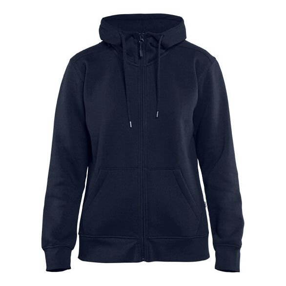 Blaklader 33951048 Hoodie Full Zip Navy Blue Main #colour_navy-blue