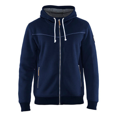 Blaklader 49332514 Hoodie Pile Lining Navy Blue Main #colour_navy-blue
