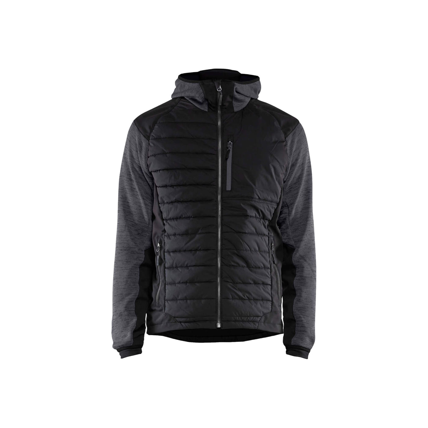 Blaklader 59302117 Hybrid Work Jacket Dark Grey/Black Main #colour_dark-grey-black