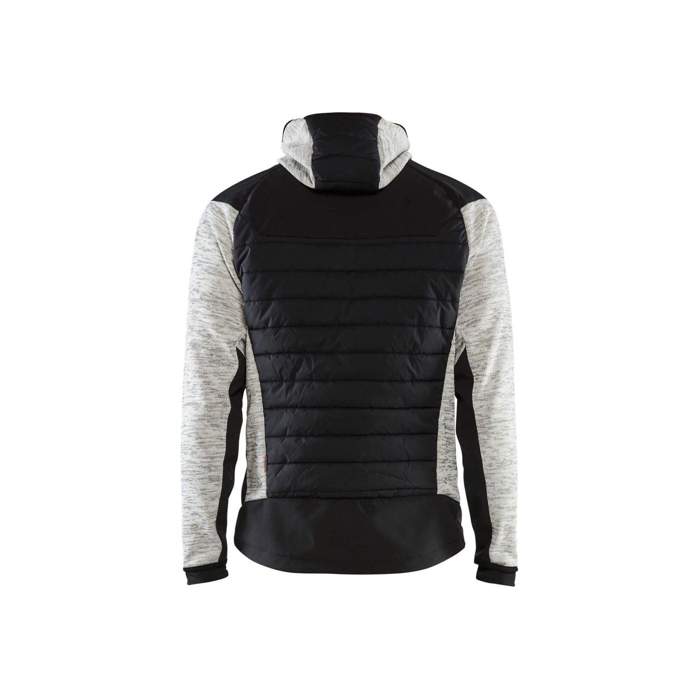 Blaklader 59302117 Hybrid Work Jacket Grey Melange/Black Rear #colour_grey-melange-black