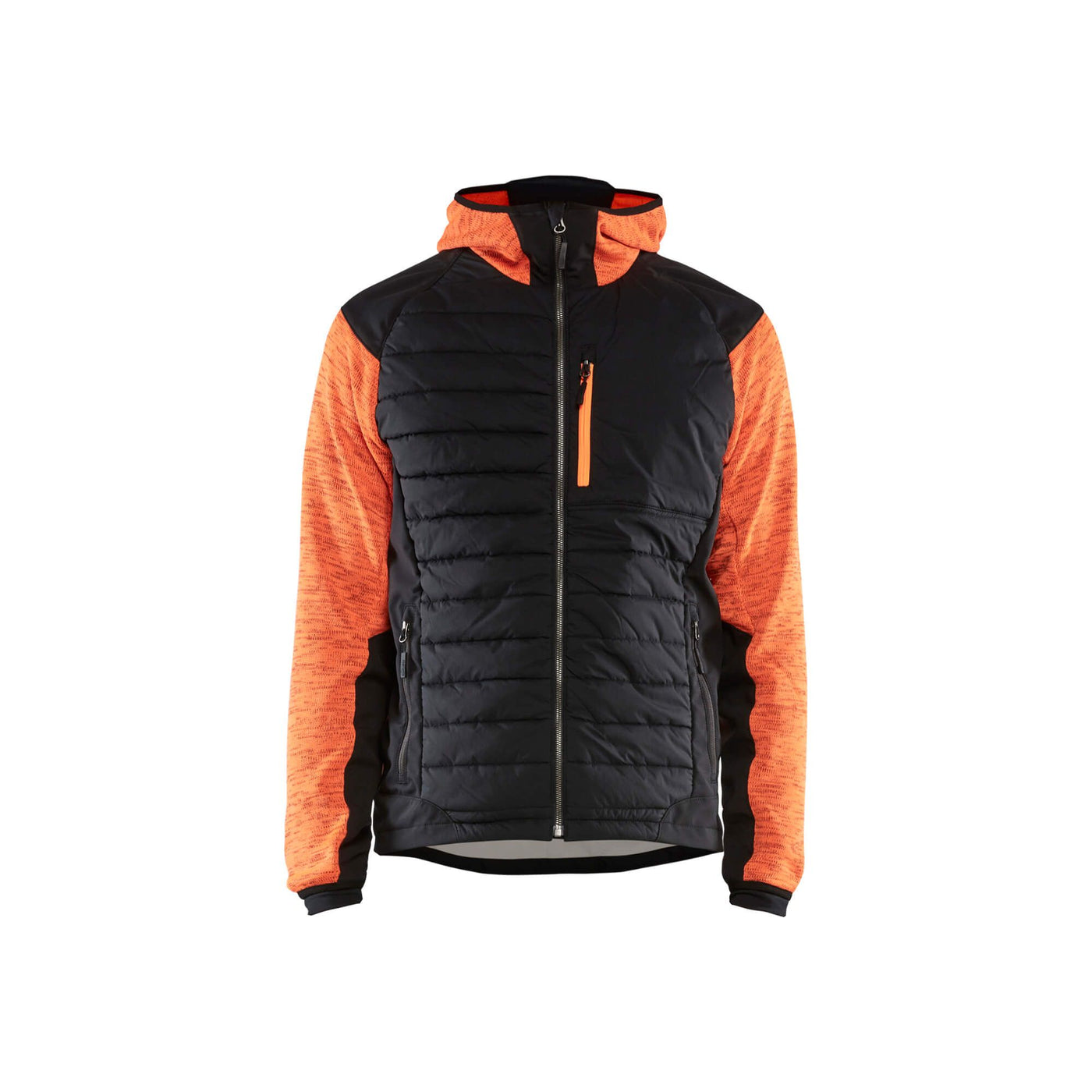 Blaklader 59302117 Hybrid Work Jacket Orange/Black Main #colour_orange-black